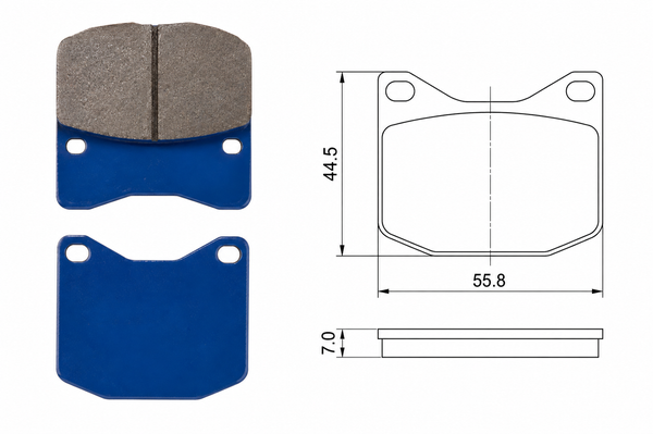 Bromsbel&auml;gg MB / ART GP Goldspeed &ndash; S-273 / MB008 / 20504200 &ndash; 15557-14